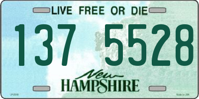 NH license plate 1375528