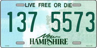 NH license plate 1375573
