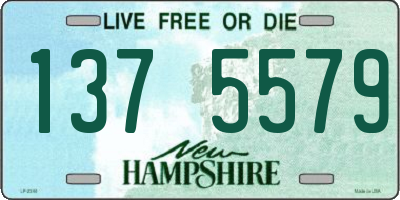 NH license plate 1375579