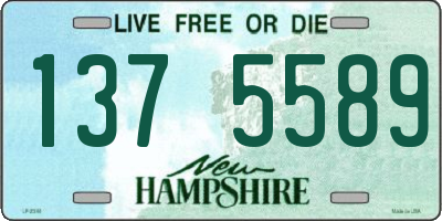 NH license plate 1375589