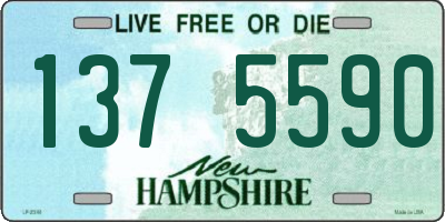 NH license plate 1375590