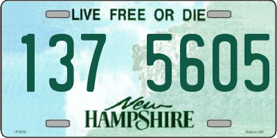 NH license plate 1375605