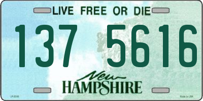 NH license plate 1375616