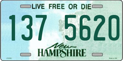 NH license plate 1375620