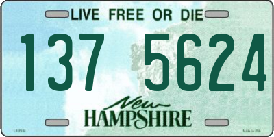 NH license plate 1375624
