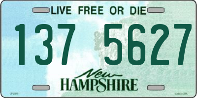 NH license plate 1375627