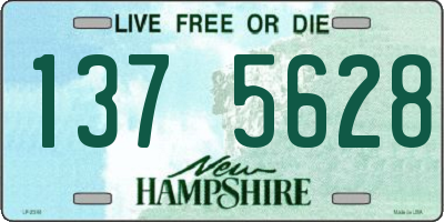 NH license plate 1375628