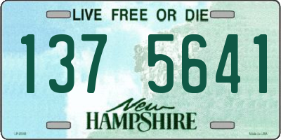 NH license plate 1375641