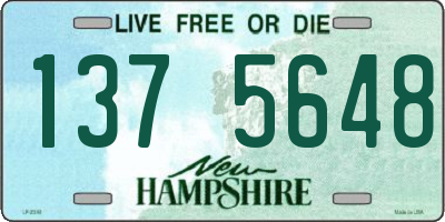 NH license plate 1375648