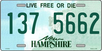 NH license plate 1375662