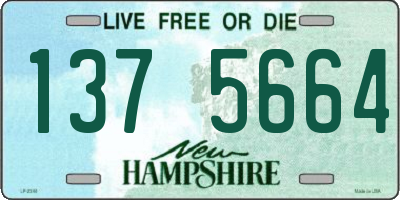 NH license plate 1375664