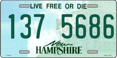 NH license plate 1375686