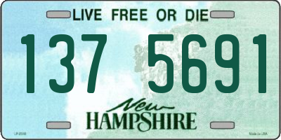 NH license plate 1375691