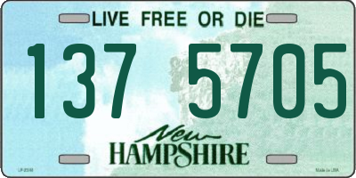 NH license plate 1375705