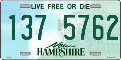 NH license plate 1375762