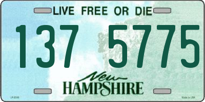 NH license plate 1375775