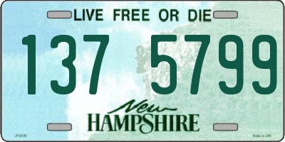 NH license plate 1375799