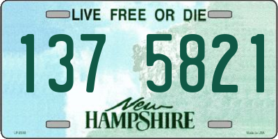 NH license plate 1375821