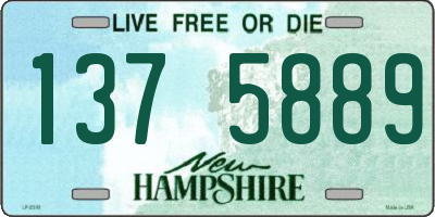 NH license plate 1375889