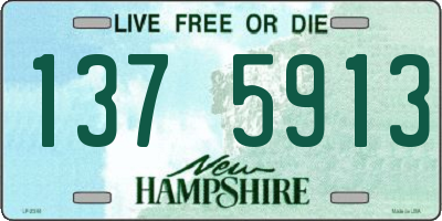 NH license plate 1375913