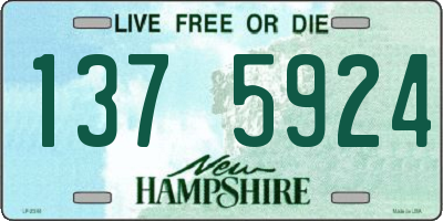 NH license plate 1375924