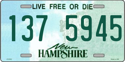 NH license plate 1375945