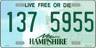 NH license plate 1375955