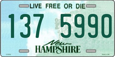 NH license plate 1375990