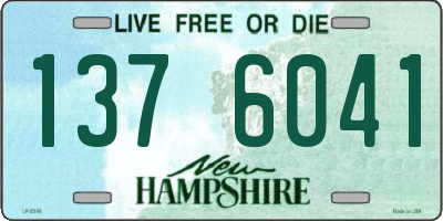 NH license plate 1376041