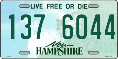NH license plate 1376044