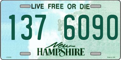 NH license plate 1376090