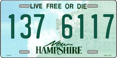 NH license plate 1376117
