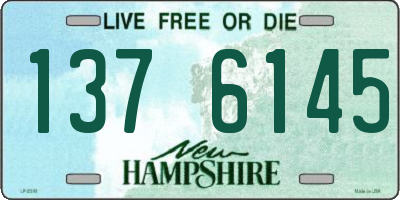 NH license plate 1376145