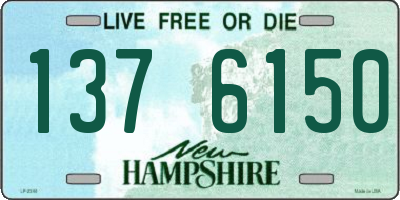 NH license plate 1376150