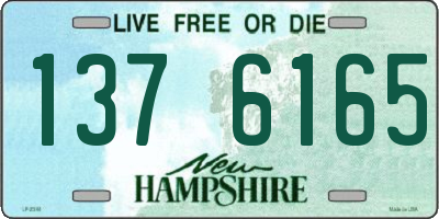NH license plate 1376165