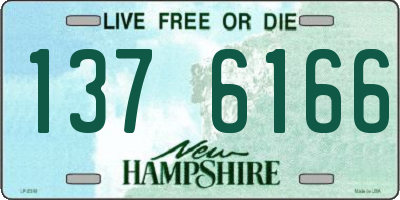 NH license plate 1376166