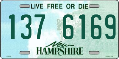 NH license plate 1376169