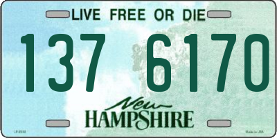 NH license plate 1376170