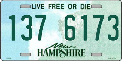 NH license plate 1376173