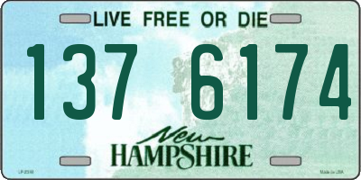 NH license plate 1376174
