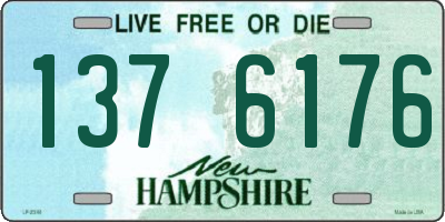 NH license plate 1376176