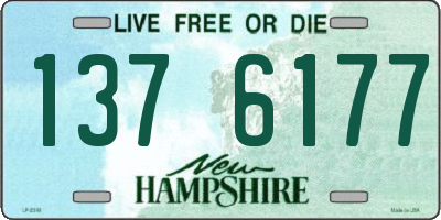 NH license plate 1376177