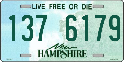 NH license plate 1376179