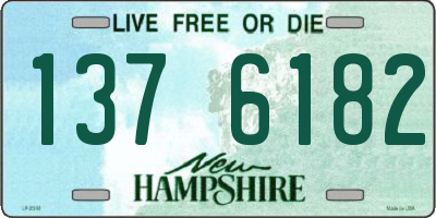 NH license plate 1376182