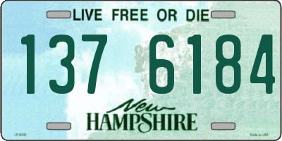 NH license plate 1376184