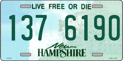 NH license plate 1376190