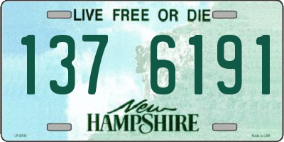 NH license plate 1376191