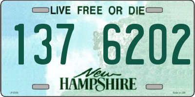 NH license plate 1376202