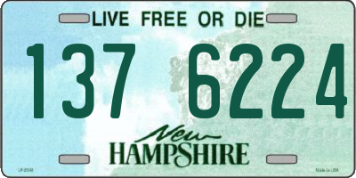 NH license plate 1376224