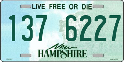 NH license plate 1376227